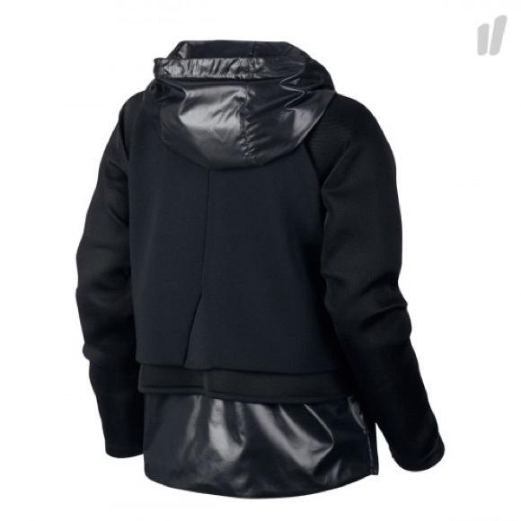 Nike Women’s Jacket Mixed Media Sz Large - Picture 3 of 8